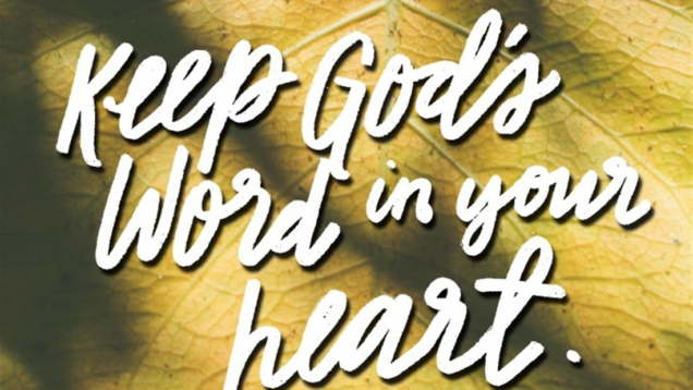 Gods Word Hidden in my heart